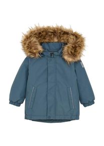 Winterjacke Color Kids Baby's Parka with Fake Fur Kinder (Gr 92 |blau |wasserdicht)