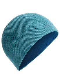 Mütze Icebreaker Merino 260 Waffle Knit Wander Reversible Beanie (Gr One Size |türkis/blau)