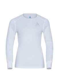 Odlo BL Top Crew Neck L/S Active Warm Eco Kunstfaserunterwäsche Women (Gr L |weiß/grau)