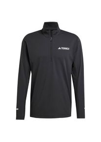 adidas terrex Terrex Xperior Half Zip Longsleeve Funktionsshirt Herren (Gr L |schwarz/grau)