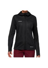 Mammut Ultimate VIII Softshell Hooded Jacket Softshelljacke Damen (Gr L |schwarz)