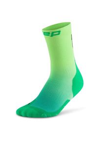 Laufsocken CEP Run Edition Half&Half Mid Cut 5.0 Herren (Gr III |gr&uuml;n)
