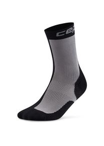 CEP Run Edition Half&Half Mid Cut 50 Laufsocken Damen (Gr II |grau)