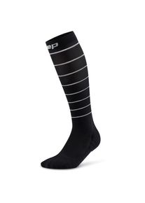 CEP Pro Run Reflective Tall 20 Kompressionssocken Damen (Gr IV |schwarz)