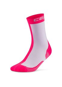 Laufsocken CEP Run Edition Half&Half Mid Cut 5.0 Damen (Gr II |rosa/lila)