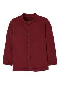 Woll- & Merinojacke Disana Strick-Jacke Kinder (Gr 110/116 |rot)