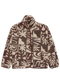 Quiksilver Chalok Sherpa Fleecejacke Damen (Gr S |braun)