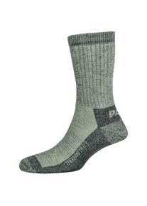 P.A.C. TR 81 Trekking Merino Heavy Wandersocken Herren (Gr 40-43 |grau/oliv)