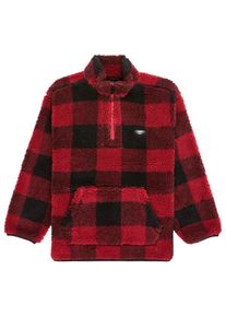 Quiksilver Mercury Woodlands Sherpa Fleecepullover Kinder (Gr XL - 16 Years |rot)