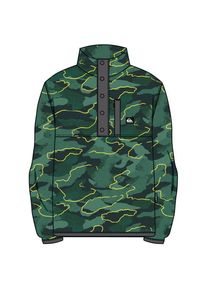 Quiksilver No Destination Half Snap Fleecepullover Kids (Gr S - 10 Years |gr&uuml;n)
