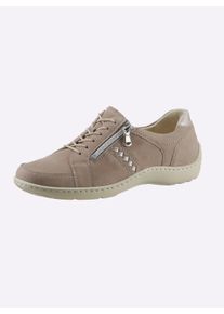 sheego Große Größen Schnürschuh, beige, Größe 5,5 - Damen