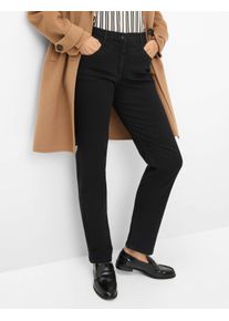 Raphaela by Brax Damen Five-Pocket-Hose Style CAREN NEW BLACK, denim schwarz, Gr. 46