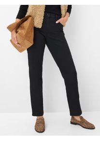 Raphaela by Brax Damen Five-Pocket-Hose Style CORRY, denim schwarz, Gr. 50