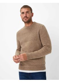 Brax Herren Strickpullover Style RICK ivory, hellbraun, Gr. XXXL