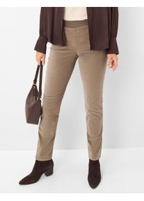 Raphaela by Brax Damen Cordhose Style PAMINA TAUPE, hellbraun, Gr. 42