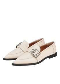 Thea Mika Slipper & Pantoletten - Mokassins - Gr. 41 (EU) - in Wei&szlig; - f&uuml;r Damen