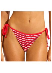Bikini Bottom Seafolly Mesh Effect Hipster Tie Side Damen (Gr 34 |orange)