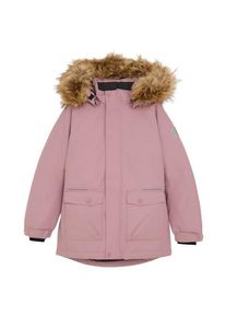 Color Kids Parka with Fake Fur Parka Kinder (Gr 134 |rosa |wasserdicht)