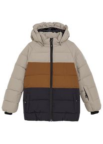 Skijacke Color Kids Ski Jacket Quilt & Colorblock Kinder (Gr 128 |grau |wasserdicht)