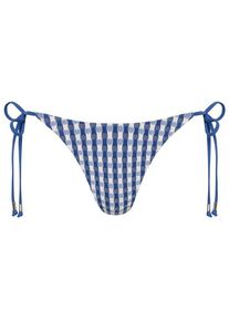 Seafolly Bella Tie Side Rio Pant Bikini-Bottom Damen (Gr 36 |blau)