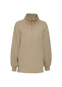 Pullove Mazine Barry Half Zip Damen (Gr M |beige)
