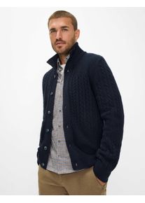 Brax Herren Strickjacke Style JEFF navy, dunkelblau, Gr. 6XL