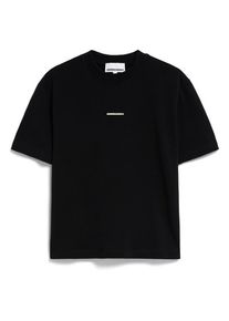 armedangels Tarjaa Wordmark T-Shirt Damen (Gr L |schwarz)