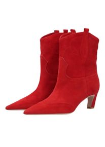 Thea Mika Stiefeletten - Cowboy Boots - Gr. 37 (EU) - in Rot - f&uuml;r Damen