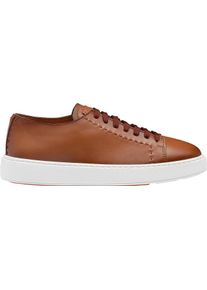 Santoni Low-Top Sneaker - Sneaker Bruin - Gr. UK_8_5 - in Braun - f&uuml;r Damen