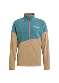 adidas Terrex Terrex Multi Climawarm Fleece Anorak Fleecejacke Herren (Gr L |beige)