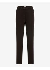 Raphaela by Brax Damen Five-Pocket-Hose Style CORRY DARK BROWN, dunkelbraun, Gr. 36