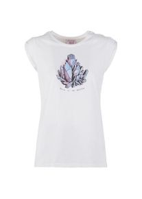 T-Shirt E9 Crystal Damen (Gr XL |weiß)
