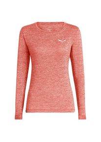 Langarm Unterhemde Salewa Puez Melange Dry L/S Tee Damen (Gr 46 |rosa)