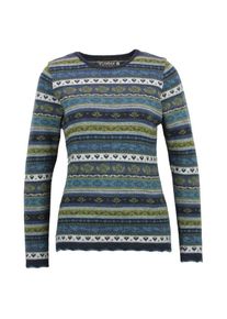 Woll- & Merinopullover Flomax Pullover Oda Damen (Gr L |blau)