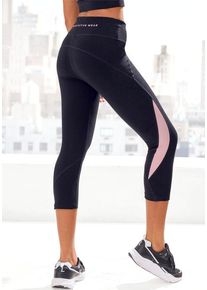Vivance ACTIVE Caprileggings schwarz Gr. XS (32/34) für Damen. Mit Druck. Figurbetont. Nachhaltig.
