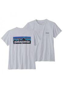 Patagonia P-6 Logo Responsibili-Tee T-Shirt Damen Reisen (Gr L |grau)