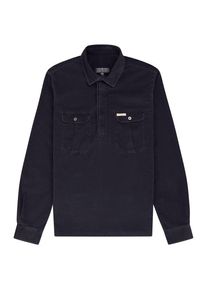 Amundsen Sports Ranger Velvet Half-Zip Shirt Hemd Herren (Gr S |blau)