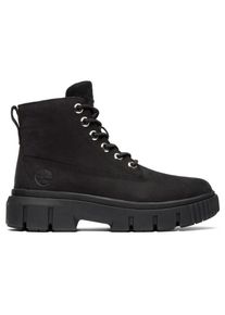 Timberland Greyfield Mid Lace Up Boot Freizeitstiefel Damen (Gr 37,5 |schwarz)