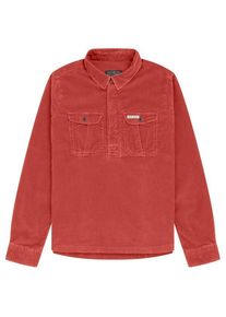 Amundsen Sports Ranger Velvet Half-Zip Shirt Bluse Damen (Gr M |rot)