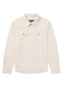 Bluse Amundsen Sports Ranger Velvet Half-Zip Shirt Damen (Gr S |weiß/beige)