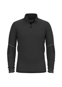 Smartwool Intraknit Alpine 1/4 Zip Merinounterwäsche Herren (Gr M |schwarz)