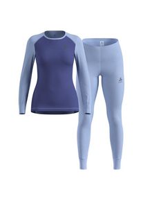 Odlo Active Warm Special Set Kunstfaserunterw&auml;sche Damen (Gr XL |blau)