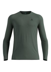 Merinounterwäsche Odlo Merino 160 Bl Top Crew Neck L/S Herren (Gr XL |oliv)