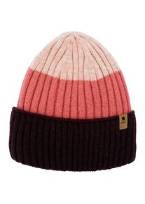 MaxiMo Beanie mit Streifen M&uuml;tze Kinder (Gr 47-49 cm |schwarz)