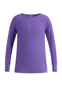 Odlo Base Layer Top Crew Neck L/S Active Warm Eco Kunstfaserunterwäsche Kinder (Gr 92 |lila)