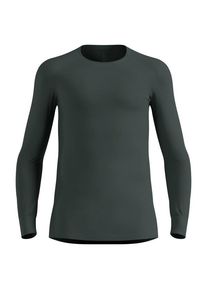Odlo Base Layer Top Crew Neck L/S Active Warm Eco Kunstfaserunterwäsche Men (Größe 4XL |grau)