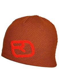 Ortovox Rock'n'Wool Beanie Mütze Ski (Gr 50-56 cm |rot)