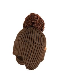 MaxiMo Mini-M&uuml;tze mit Pompon M&uuml;tze Kinder (Gr 49-51 cm |braun)