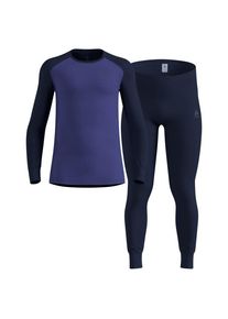 Kunstfaserunterwäsche Odlo Active Warm Special Set Herren (Gr M |blau)