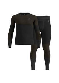 Kunstfaserunterwäsche Odlo Fundamentals Performance Warm Herren (Gr S |schwarz)